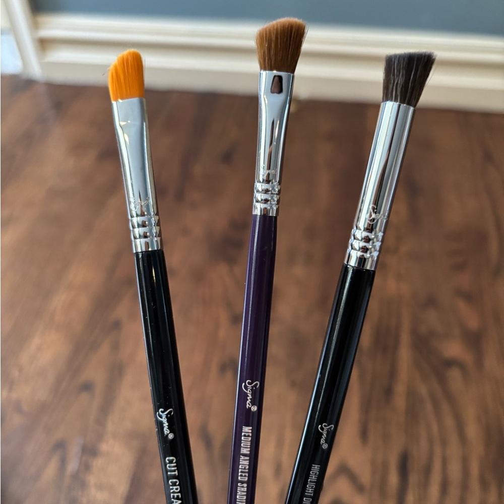 Sigma Beauty Precision Eye Brush Trio - E62, E70, E71 OR buy individually.